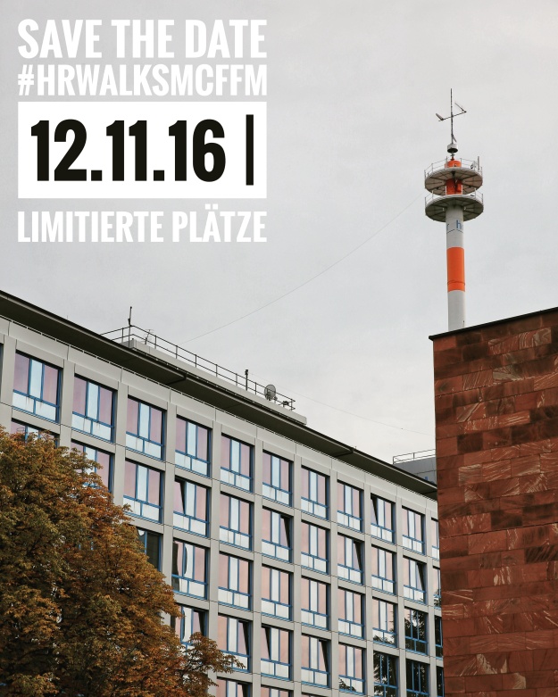Social Media Walk at HR / Hessischer Rundfunk am 12.11.16, Foto: Paul Dylla, Frankfurt 